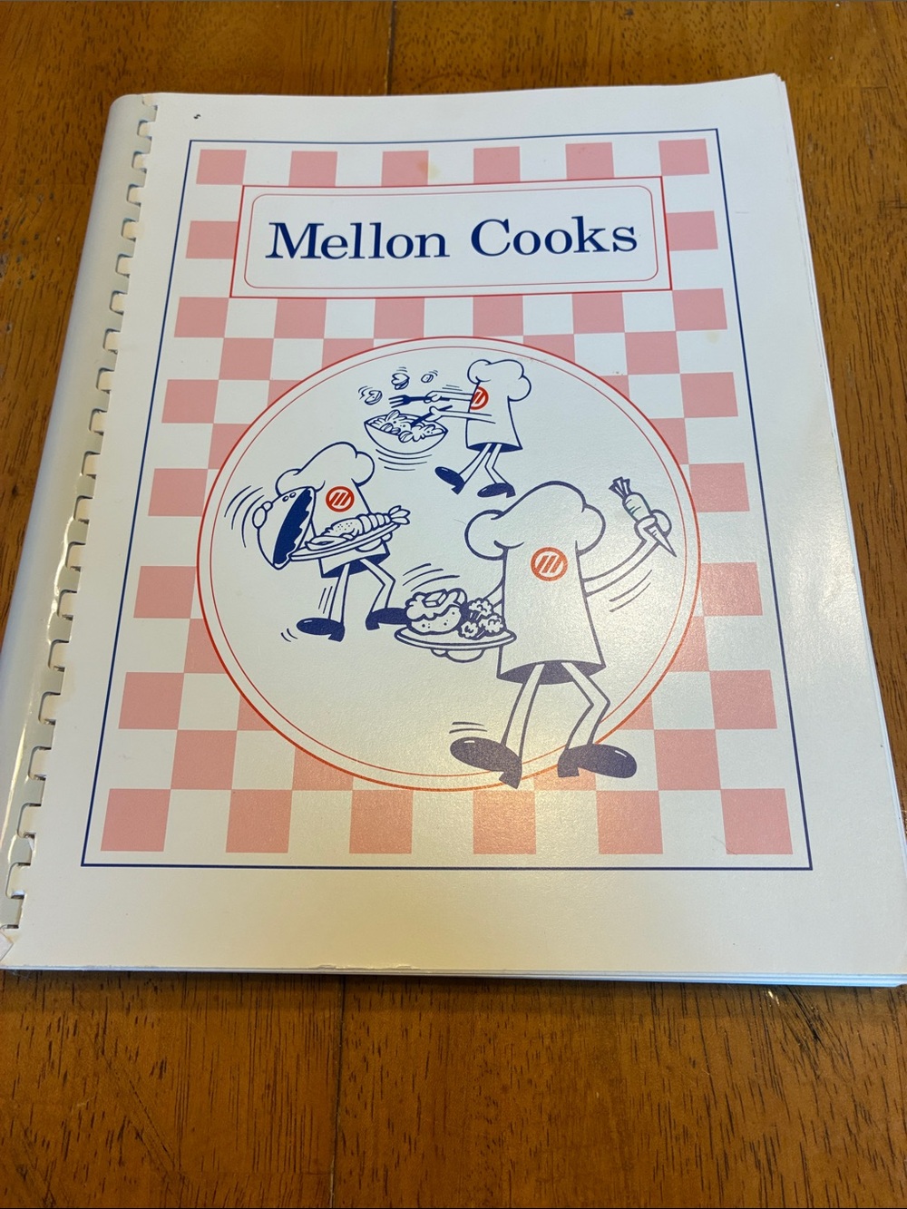 Vintage Mellon Cooks Cookbook - spiraled bound cookbook